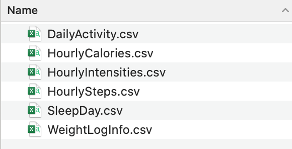 CSV FILES